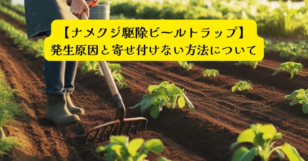 ビールによるナメクジ駆除アイキャッチ